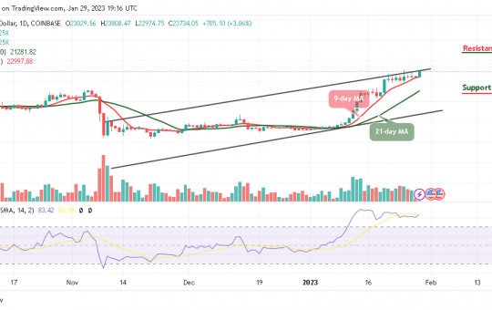 Bitcoin Price Prediction for Today, January 30: BTC/USD Price At Risk; Bulls Defend $23,000 Support